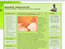 Tablet Screenshot of masaze-zdravotni.cz
